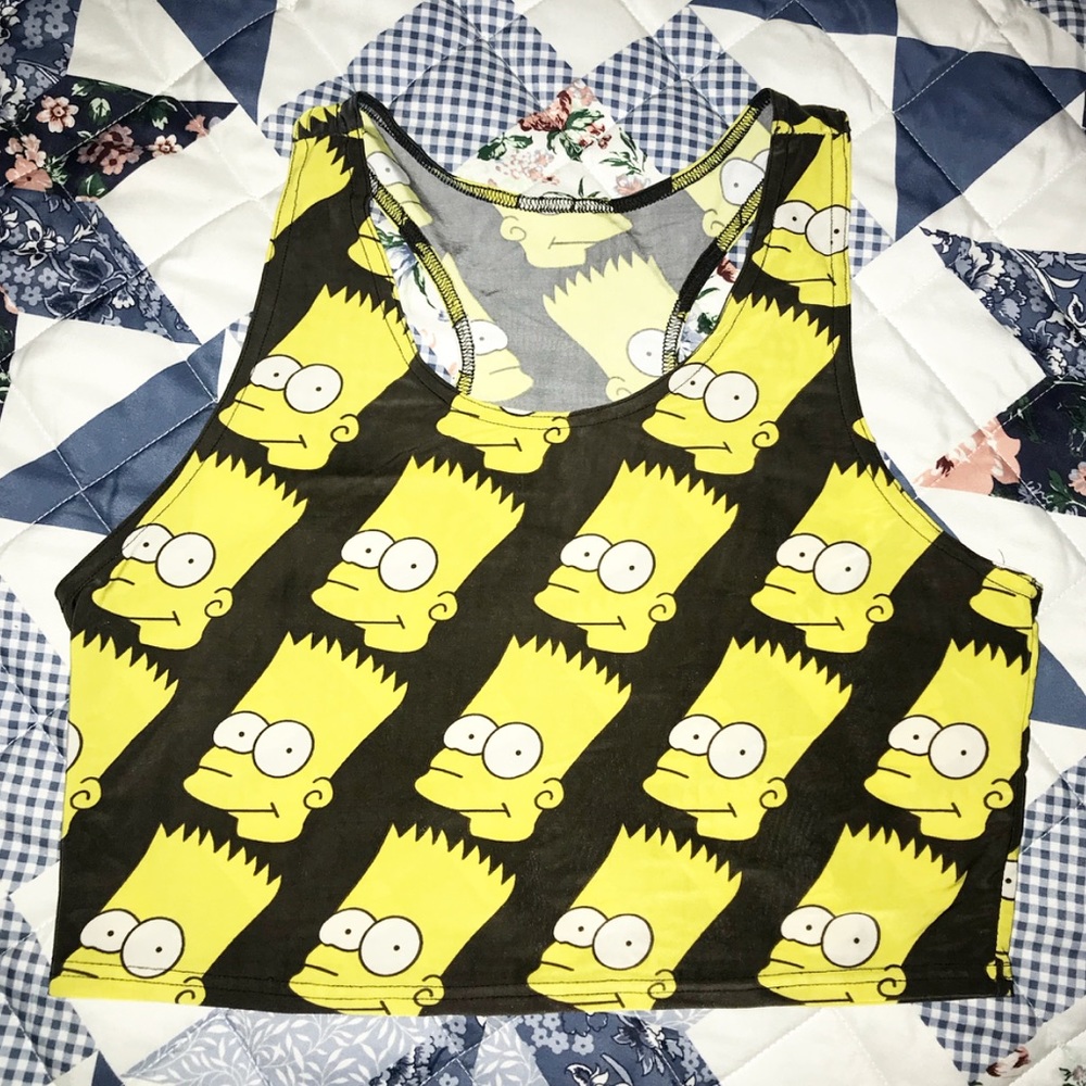 Bart Simpson Crop Top